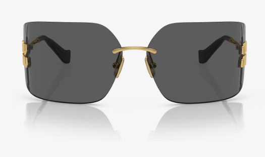 Fashionable rimless sunglasses